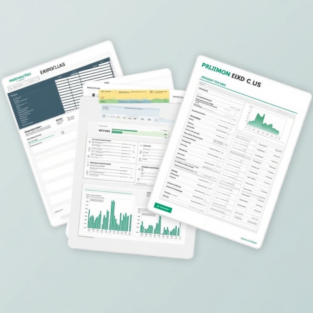 Credit tracking template